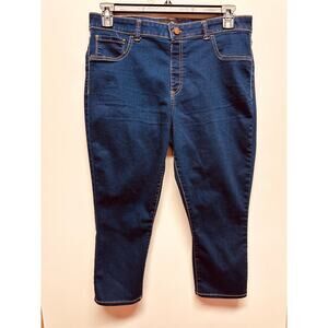 Jordache Women's High Rise Super Skinny Capris Size 16